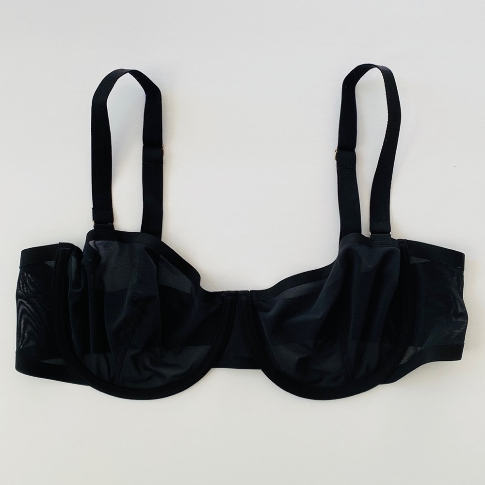 CUUP Black The Balconette - Mesh Bra